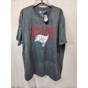 New Era NFL Size 2XL Script Graphic Tampa bay Buccaneers T-Shirt Grey